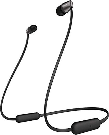 Sony WI-C310 kabelloser Bluetooth In-Ohr Kopfhörer (15 Stunden Akkulaufzeit, Voice Assistent, magnetische Ohrstöpsel, Behind-the-neck Design, integrierte Headset-Funktion, mit Mikro) Schwarz im Sale